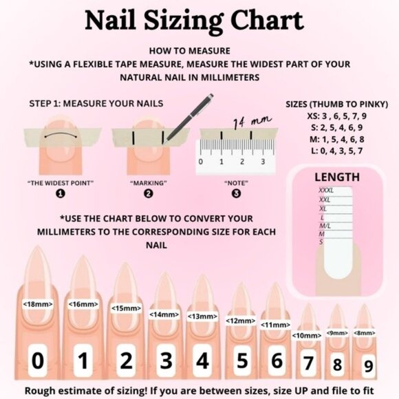 Gilded Floral Press-On Nail Set DIY Easy & Reusable At Home Manicure - Picture 5 of 5